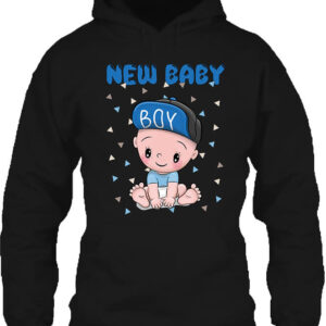 New baby boy – Unisex kapucnis pulóver
