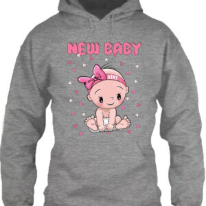 New baby girl – Unisex kapucnis pulóver