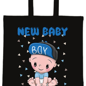 New baby boy- Basic rövid fülű táska