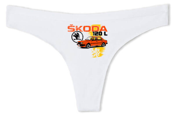 Tanga Skoda 120 L fehér