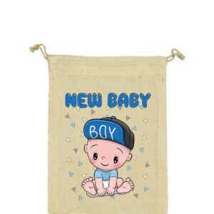 New baby boy – Vászonzacskó közepes