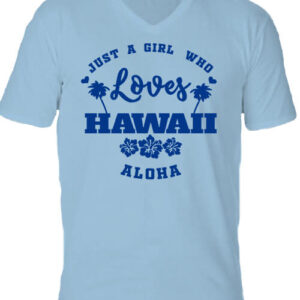 Love Hawaii – Férfi V nyakú póló