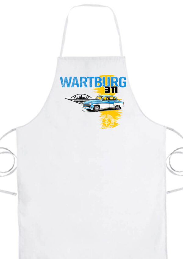 Kötény Wartburg 311 púpos fehér
