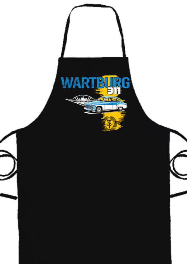 Kötény Wartburg 311 púpos fekete
