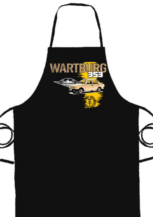 Kötény Wartburg 353 kocka fekete