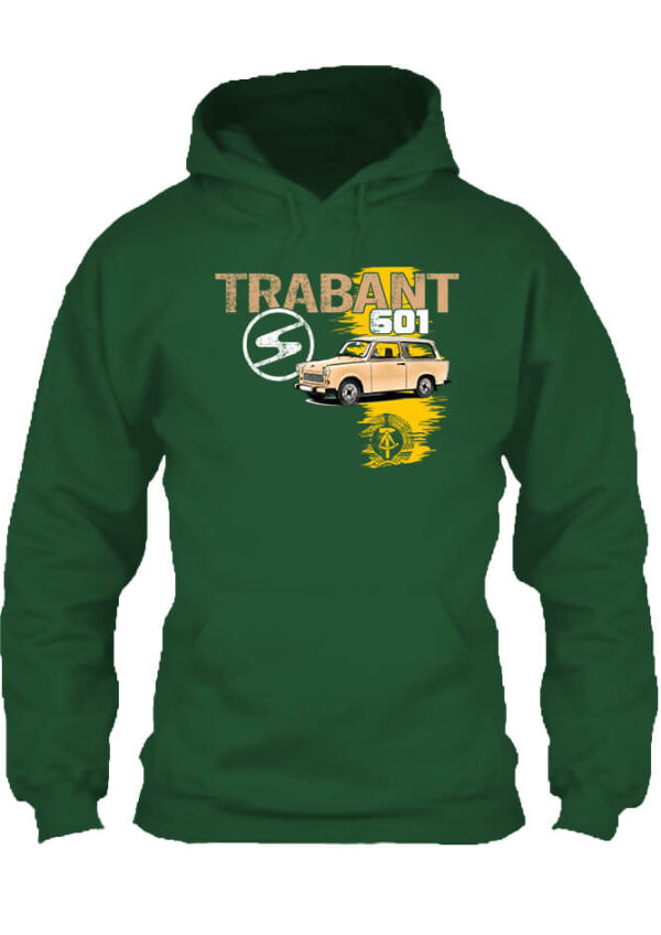 Pulóver Trabant 601 kombi sötétzöld