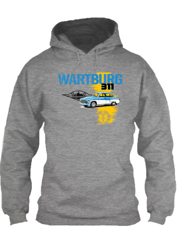 Pulóver Wartburg 311 púpos szürke