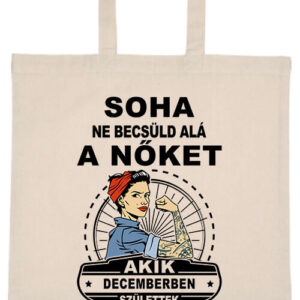 Decemberi nők – hosszú vagy rövid fülű vászontáska
