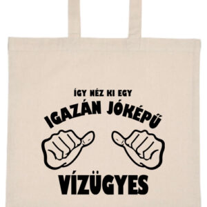 Jóképű vízügyes – hosszú vagy rövid fülű vászontáska