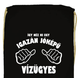 Jóképű vízügyes- Prémium tornazsák