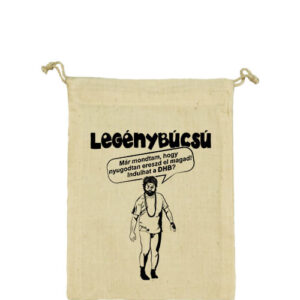 Hangover legénybúcsú – Vászonzacskó közepes