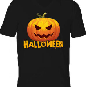 Halloween tök – Férfi V nyakú póló
