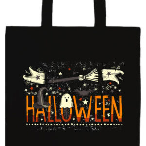 Boszorkányos Halloween- Prémium hosszú fülű táska