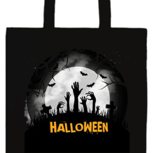Halloween temető- Prémium hosszú fülű táska