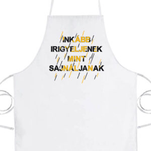 Inkább irigyeljenek- Basic kötény