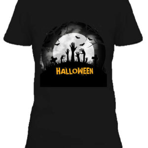 Halloween temető – Női póló