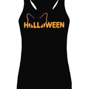Halloween cat – Női ujjatlan póló