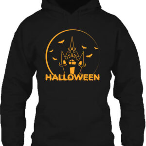 Halloween kastély – Unisex kapucnis pulóver