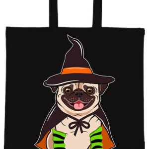 Halloween bulldog- Basic rövid fülű táska