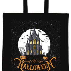 Halloween kísértetkastély- Basic rövid fülű táska
