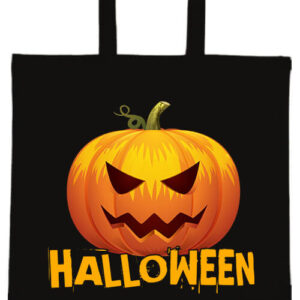 Halloween tök- Basic rövid fülű táska