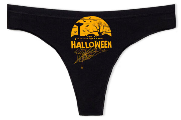 Tanga Halloween Ács fekete