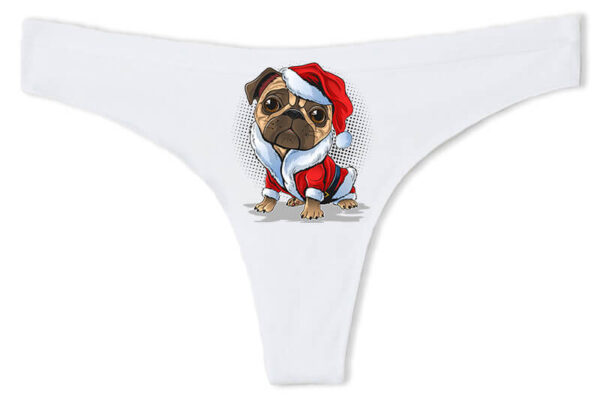 Tanga Mikulás dog fehér