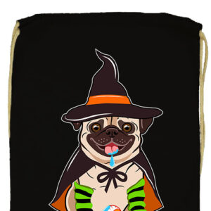 Rémes bulldog Halloween- Prémium tornazsák