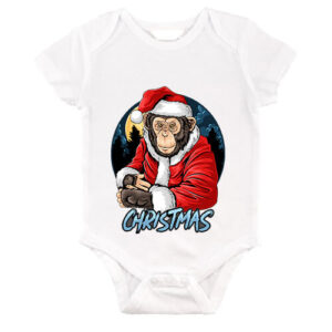 Karácsonyi Mikulás majom – Baby Body