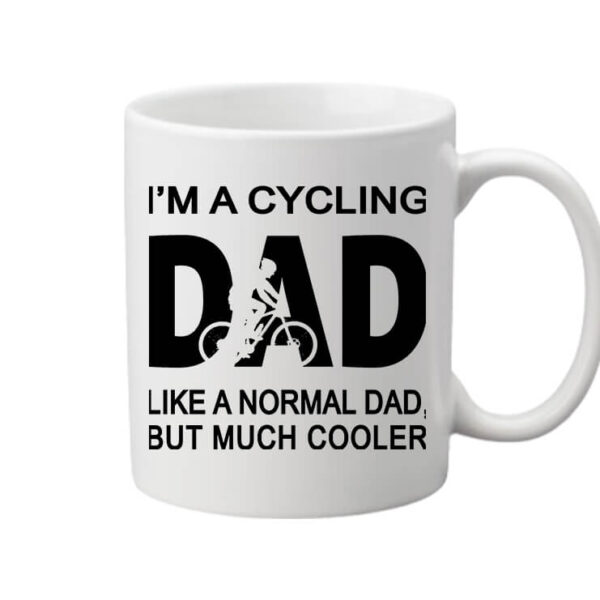 Bögre Cycling dad fehér