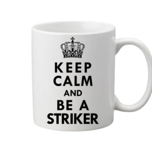 Keep calm striker – Bögre