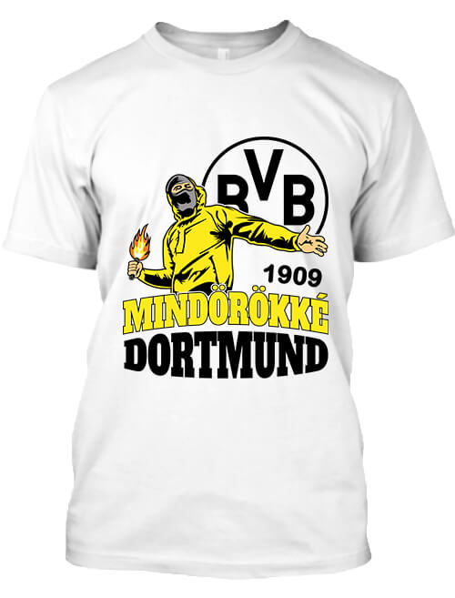 Férfi póló Mindörökké Dortmund fehér