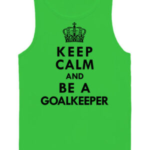 Keep calm Goalkeeper – Férfi ujjatlan póló