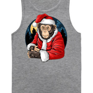 Mikulás majom – Férfi ujjatlan póló