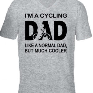 Cycling dad – Férfi V nyakú póló