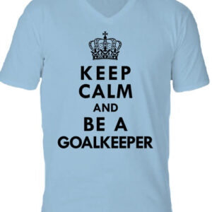 Keep calm Goalkeeper – Férfi V nyakú póló