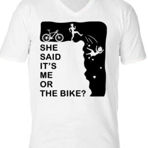 Me or bike – Férfi V nyakú póló