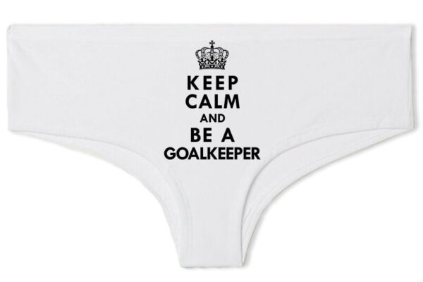 Francia bugyi Keep calm Goalkeeper fehér