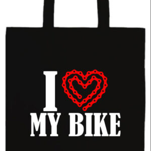 I love my bike- Basic hosszú fülű táska