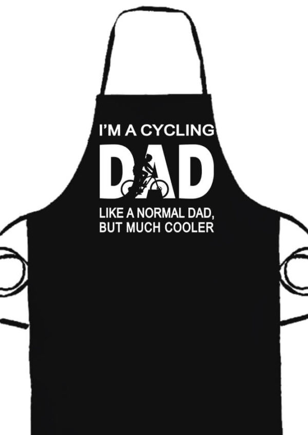 Kötény Cycling dad fekete