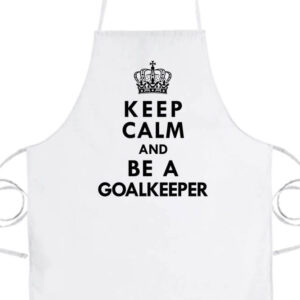 Keep calm Goalkeeper- Prémium kötény