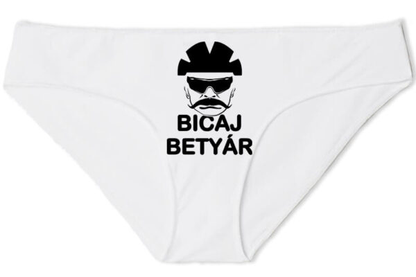 Női bugyi Bicaj betyár fehér