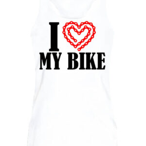 I love my bike – Női ujjatlan póló