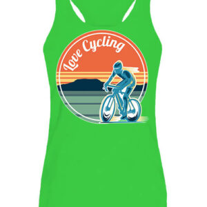 Love cycling – Női ujjatlan póló