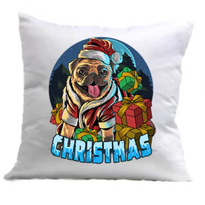 Karácsonyi Mikulás kutya – Párna