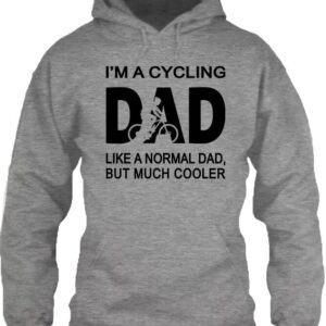 Cycling dad – Unisex kapucnis pulóver