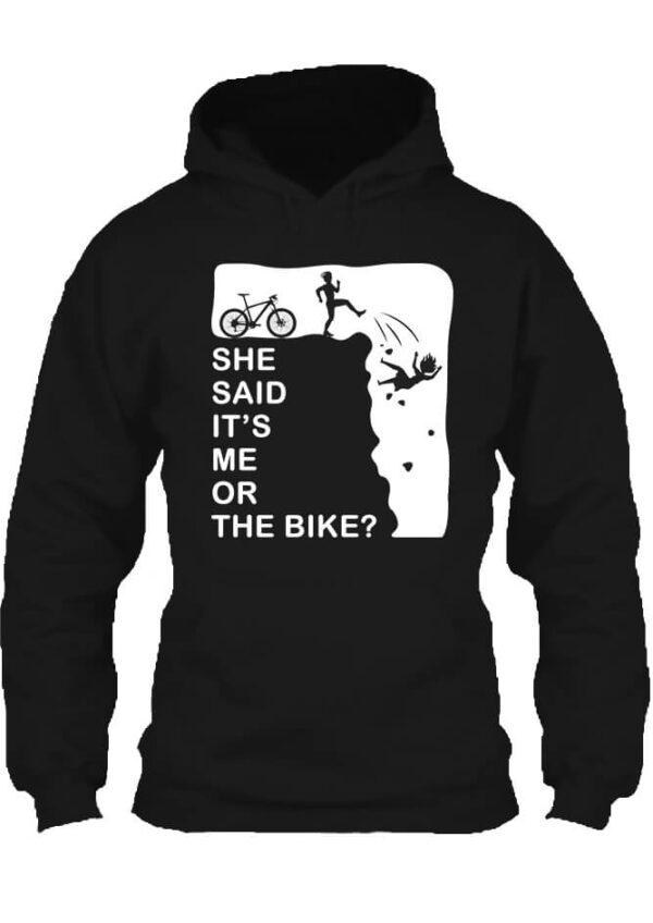 Pulóver Me or bike fekete