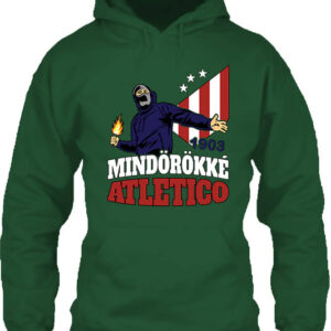 Mindörökké Atletico – Unisex kapucnis pulóver