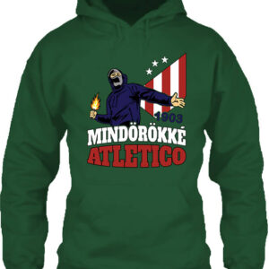 Mindörökké Atletico – Unisex kapucnis pulóver