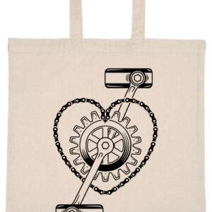 Bicikli szerelem- Basic rövid fülű táska